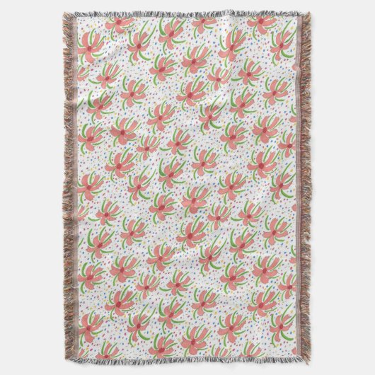 Tropical Fiesta Blume Decke (Vorderseite Vertikal)