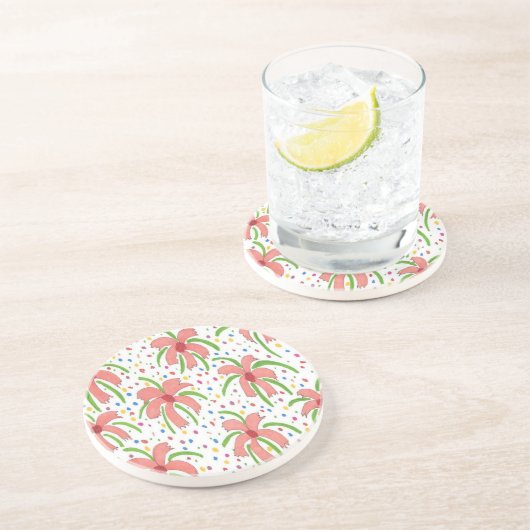 Tropical Fiesta Blume Untersetzer (Seite)