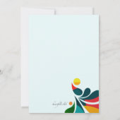 Tropical Fiesta Cinco de Mayo Einladung (Rückseite)