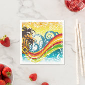 Tropical Fiesta Paper Napkins Serviette (Beispiel)