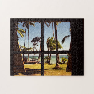 Tropical Fiji Beach Scene 11x14 252pc jpcna Puzzle