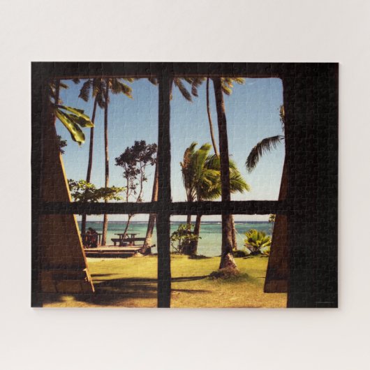 Tropical Fiji Beach Scene 16x20 520pc jpcnm Puzzle (Horizontal)