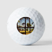 Tropical Fiji Beach Scene: 6 gbcnm Golfball (Vorderseite)