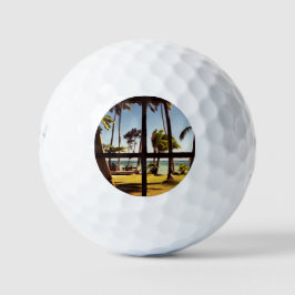 Tropical Fiji Beach Scene be6 gbcna Golfball
