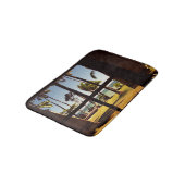 Tropical Fiji Beach Scene bmcnm Badematte (Schrägansicht)