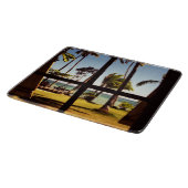 Tropical Fiji Beach Scene cba Schneidebrett (Ecke)