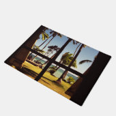 Tropical Fiji Beach Scene dmcna Fußmatte (Schrägansicht)