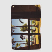 Tropical Fiji Beach Scene gtcna Golfhandtuch (Vorderseite)