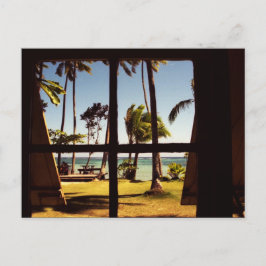 Tropical Fiji Beach Scene pccna Postkarte