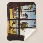 Tropical Fiji Beach Scene sba Sherpadecke (Vorderseite)