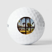 Tropical Fiji Beach Scene ssf gbcna Golfball (Vorderseite)