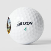 Tropical Fiji Beach Scene ssf gbcnm Golfball (Logo)