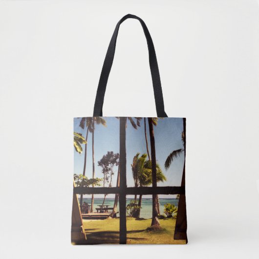Tropical Fiji Beach Scene Tasche (Vorderseite)