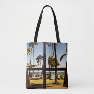 Tropical Fiji Beach Scene Tasche