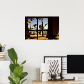 Tropical Fiji Beach Scene wapcn Poster (Heimbüro)
