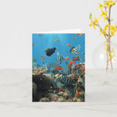 Tropical Fish Chaos Karte (Gelbe Blume)