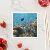 Tropical Fish Chaos Serviette (Beispiel)