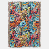 Tropical Fish Colorful Summer Vibes Decke (Vorderseite Vertikal)