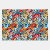 Tropical Fish Colorful Summer Vibes Geschenkpapier Set (Vorderseite 2)