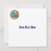 Tropical Fish Colorful Summer Vibes Karte (Rückseite)