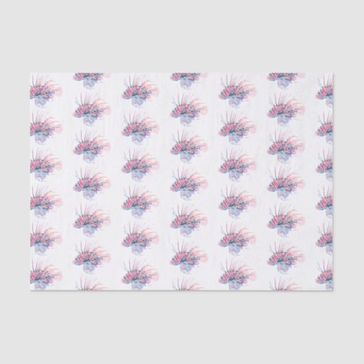 Tropical Fish Decorative Tissue Paper Pattern Seidenpapier (Vorderseite)