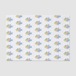 Tropical Fish Decorative Tissue Paper Pattern Seidenpapier