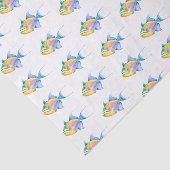 Tropical Fish Decorative Tissue Paper Pattern Seidenpapier (Ausschnitt)
