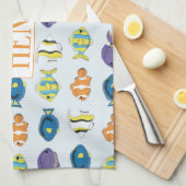 Tropical Fish Kitchen Handtuch 16" x 24" (Viertel Falte)
