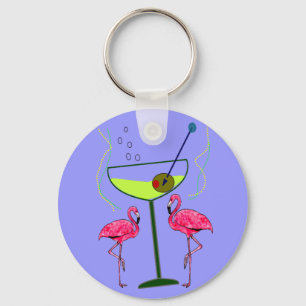 Tropical Flamingo Art Geschenke Schlüsselanhänger