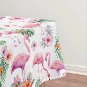 Tropical Flamingo Baby Shower Tableclout Tischdecke