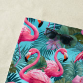 Tropical Flamingo Beach Handtuch (Beispiel)