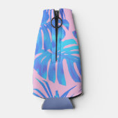 Tropical Flamingo Beach Junggeselinnen-Abschied Flaschenkühler (Rückseite)