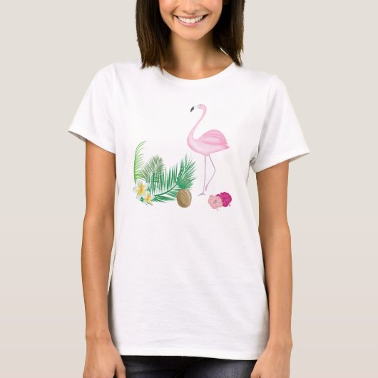 Tropical Flamingo Beach Top (Vorderseite)
