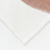 Tropical Flamingo Bird Fleecedecke (Ecke)