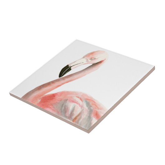 Tropical Flamingo Bird Fliese (Seite)