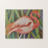 Tropical Flamingo Bird Puzzle (Horizontal)