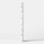 Tropical Flamingo Blue Stripes Muster Case-Mate iPhone Hülle (Rückseite / Rechts)