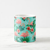 Tropical Flamingo Coffee Tasse (Mittel)