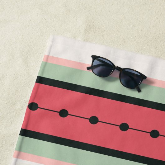 Tropical Flamingo Escape Strandtuch (Beispiel)