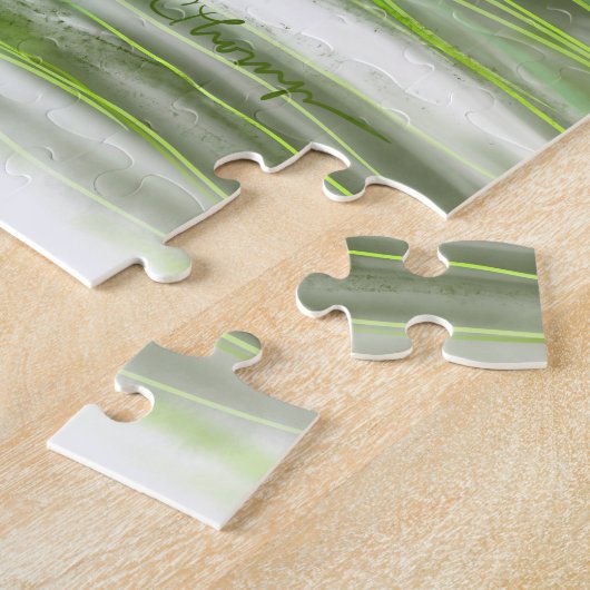 Tropical Flamingo Florida Art Jigsaw Puzzle (Seite)