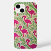 Tropical Flamingo iPhone Case (Rückseite)