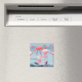 Tropical Flamingo Magnet (In Situ (Geschirrspüler))