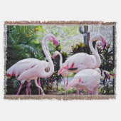 Tropical Flamingo-Paradies-Decke Decke (Vorderseite)