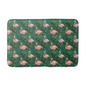 Tropical Flamingo Pattern Badematte (Vorderseite)