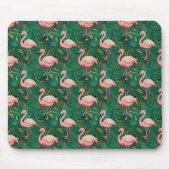 Tropical Flamingo Pattern Mousepad (Vorne)