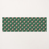 Tropical Flamingo Pattern Yogamatte (Rückseite (Horizontal))