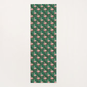 Tropical Flamingo Pattern Yogamatte (Rückseite)