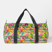 Tropical Flamingo Pickleball Power Duffle Bag (Rückseite)