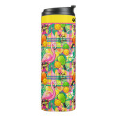 Tropical Flamingo Pickleball Power Thermosbecher (Nach links gedreht)