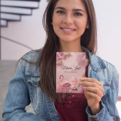 Tropical Flamingo Quinceañera, Brauch Karte